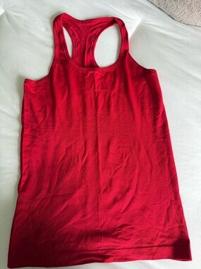 Lululemon Red Racerback Tank Top - Women